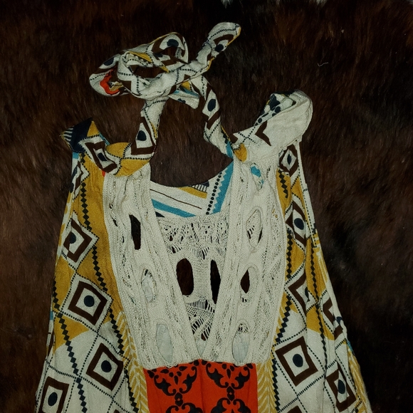 Ariat Cali. moon rise Aztec slim fit maxi dress - Picture 9 of 12